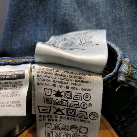 Levi's 569 Loose Straight Fit Men's Blue Jeans 30x32 - Picture 9 of 9